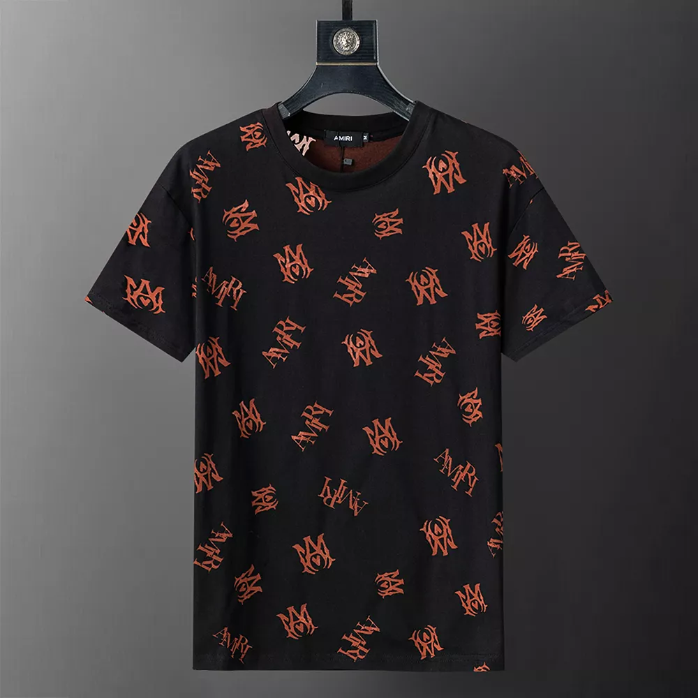 Amiri T-Shirts Short Sleeved For Men Comfortable 7607