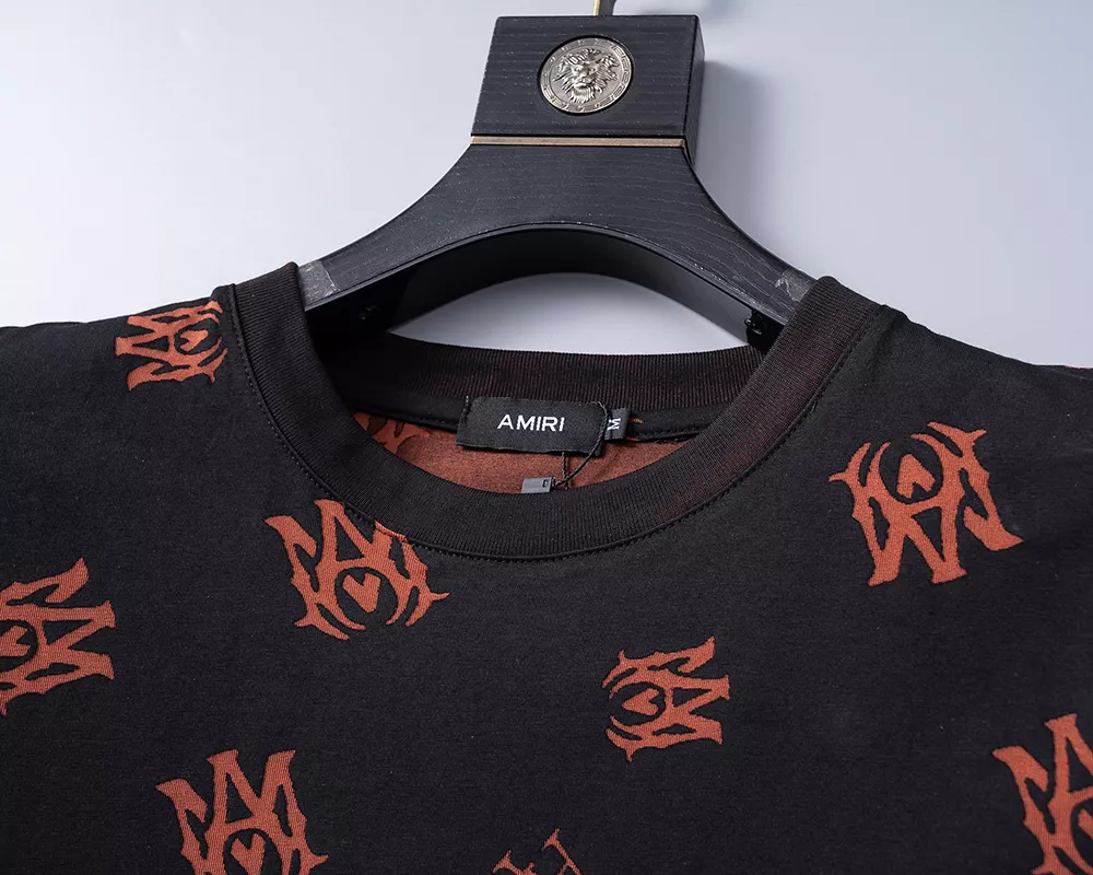 Amiri T-Shirts Short Sleeved For Men Comfortable 7607