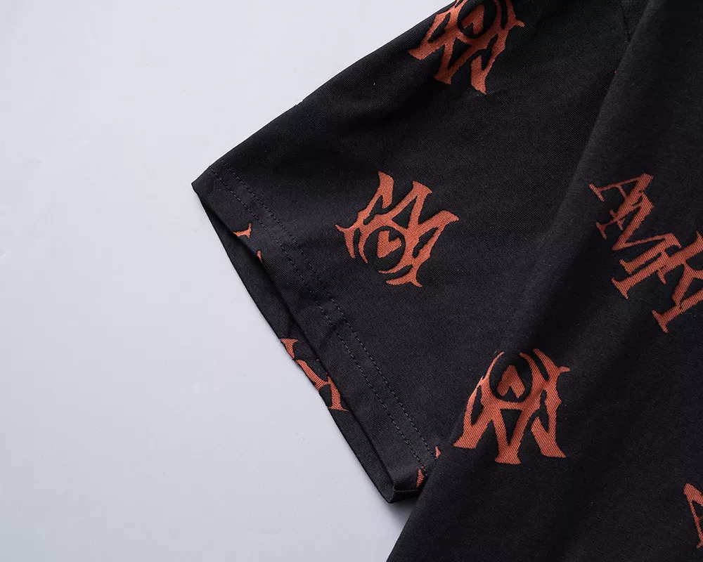 Amiri T-Shirts Short Sleeved For Men Comfortable 7607