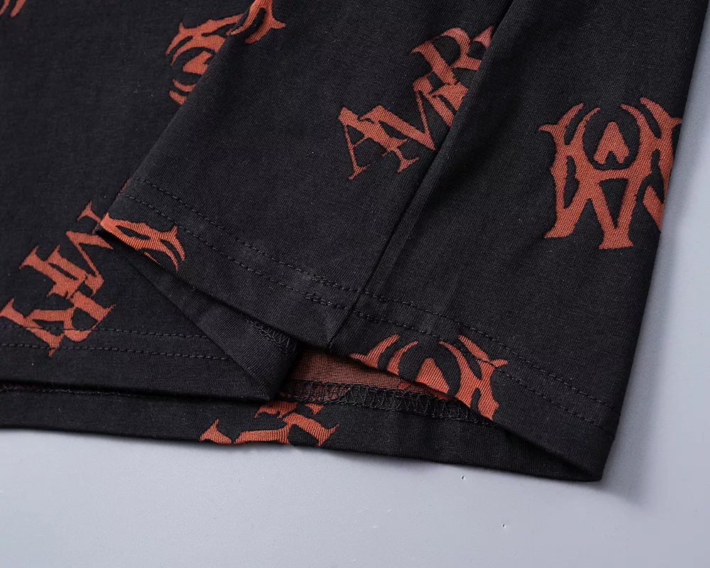 Amiri T-Shirts Short Sleeved For Men Comfortable 7607