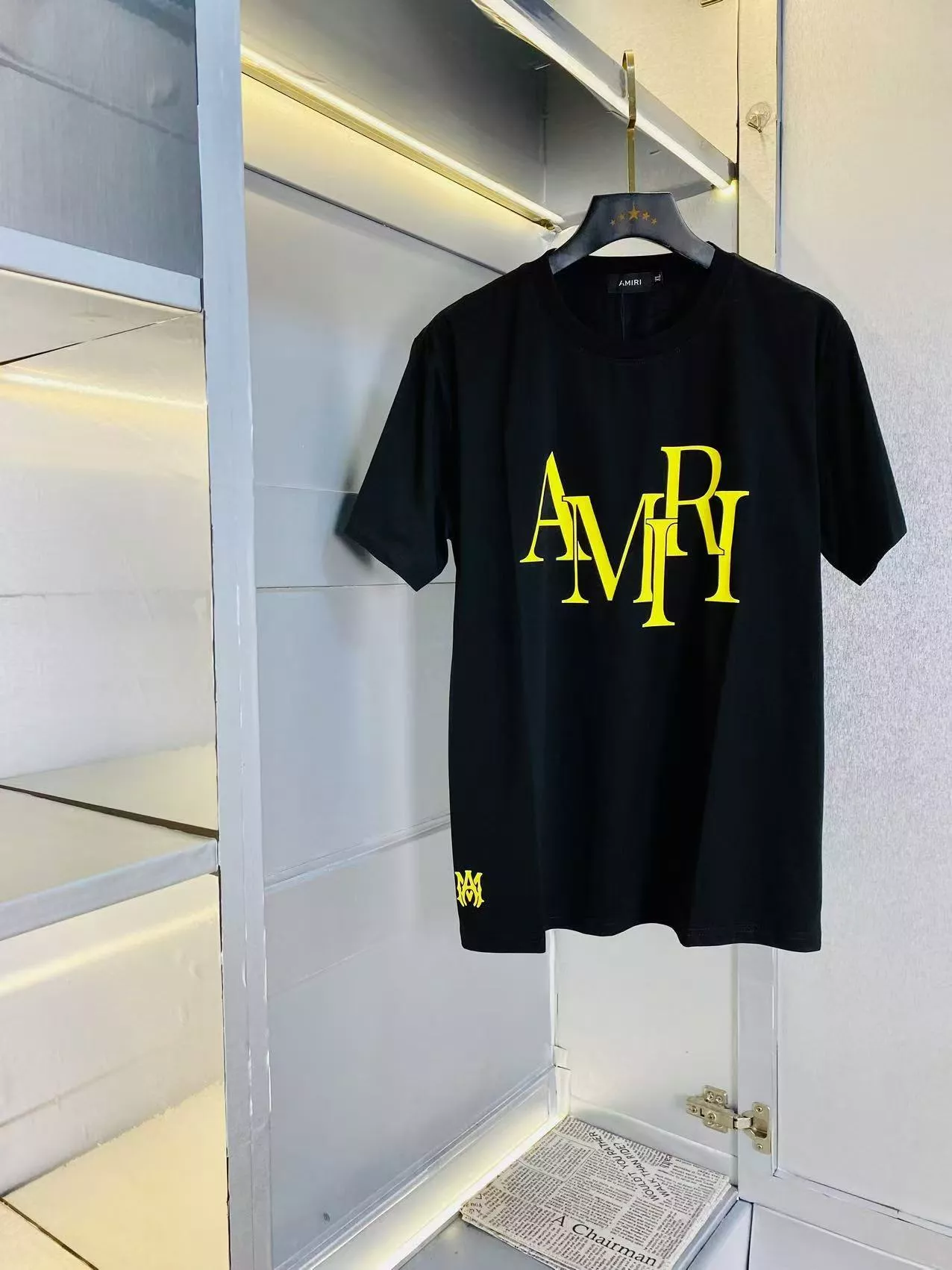 Amiri T-Shirts Short Sleeved For Men Compact 5883
