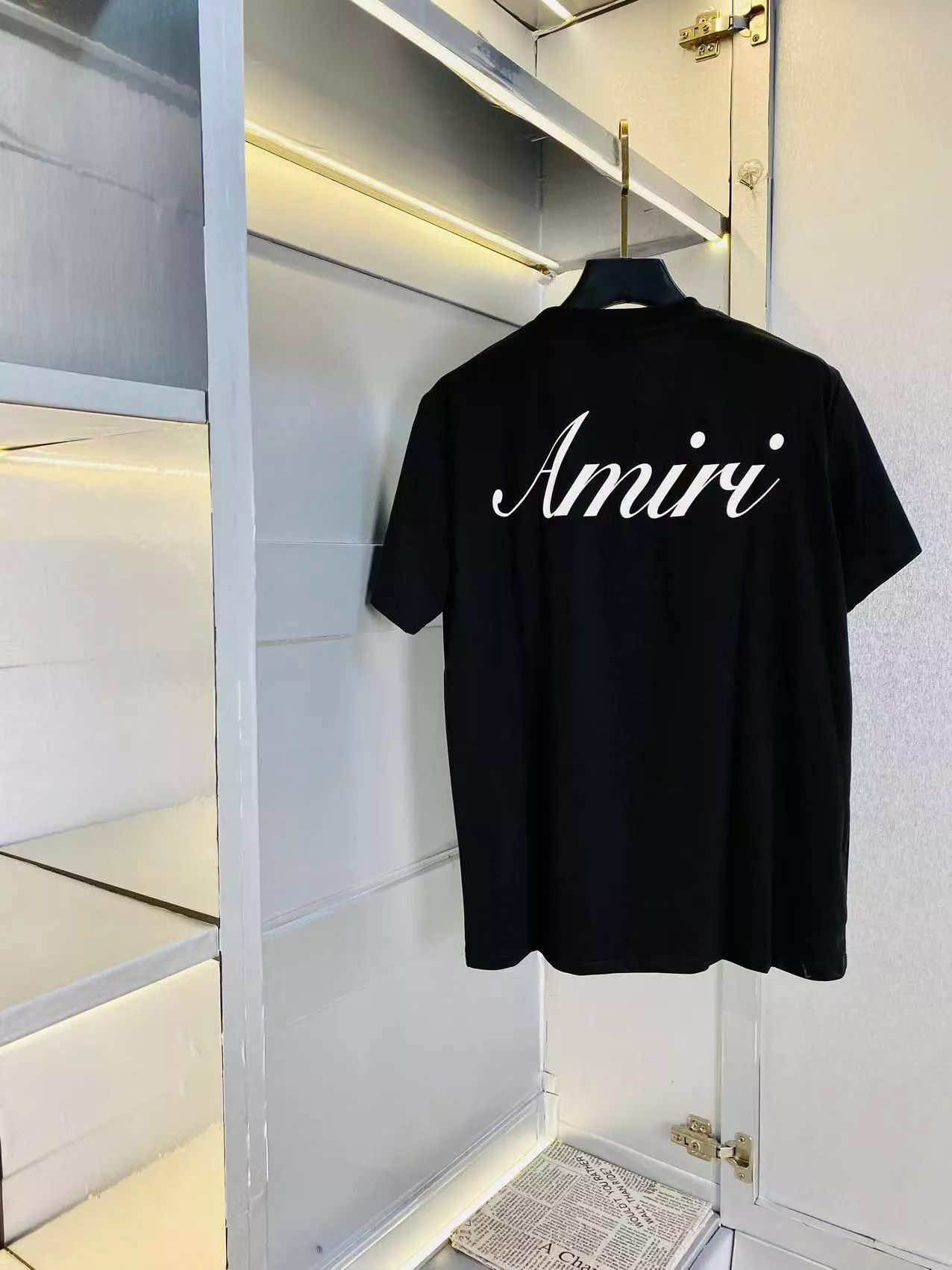 Amiri T-Shirts Short Sleeved For Men Durable 2372