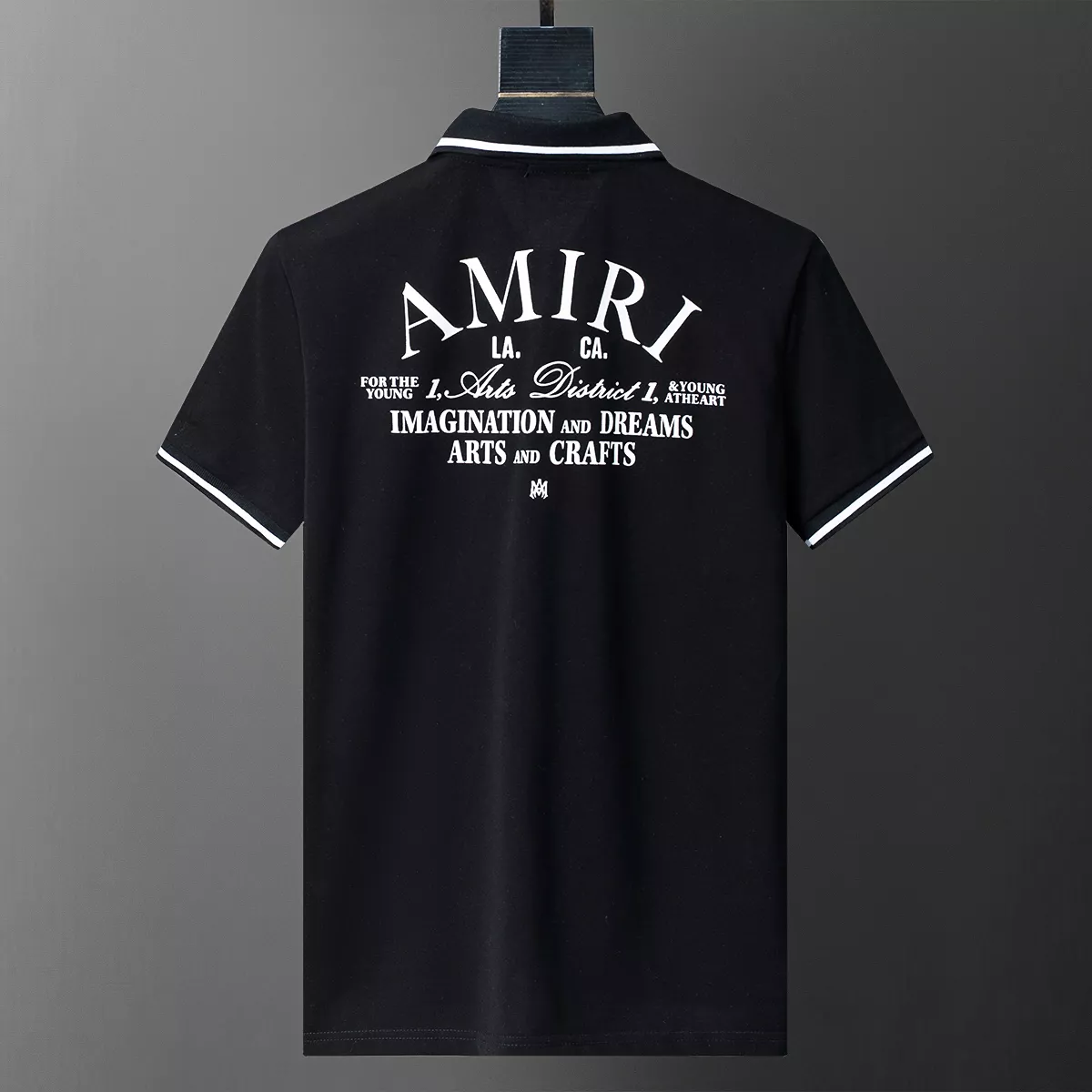 Amiri T-Shirts Short Sleeved For Men Lightweight 9076