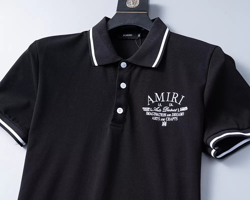 Amiri T-Shirts Short Sleeved For Men Lightweight 9076