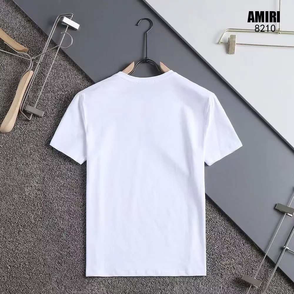Amiri T-Shirts Short Sleeved For Men Minimalist 3087