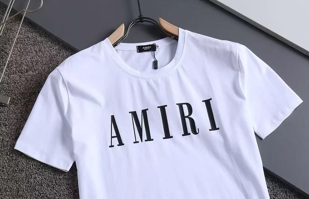 Amiri T-Shirts Short Sleeved For Men Minimalist 3087