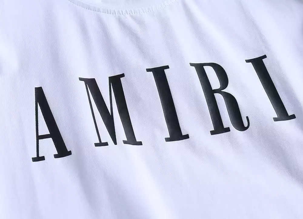 Amiri T-Shirts Short Sleeved For Men Minimalist 3087