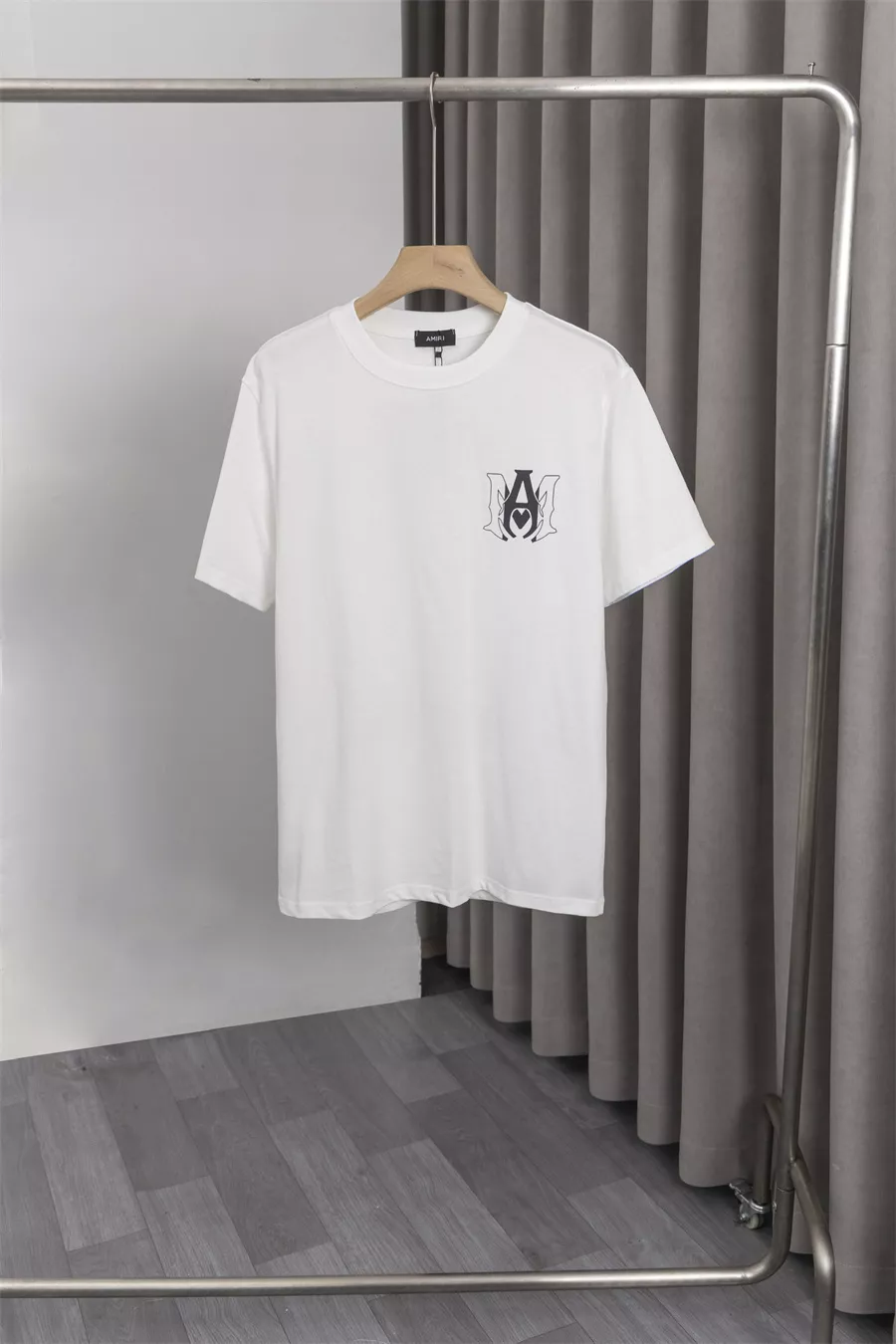 Amiri T-Shirts Short Sleeved For Men Minimalist 3200