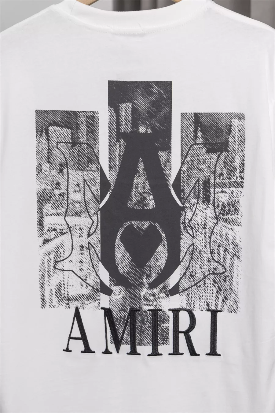 Amiri T-Shirts Short Sleeved For Men Minimalist 3200