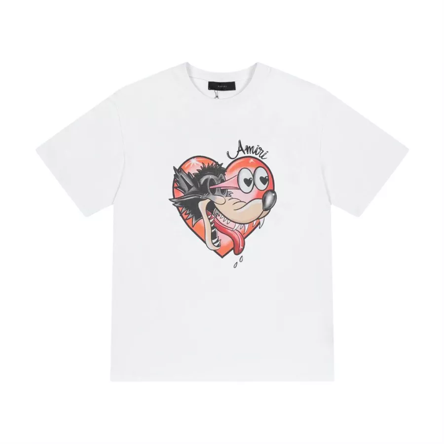 Amiri T-Shirts Short Sleeved For Unisex Comfortable 4793