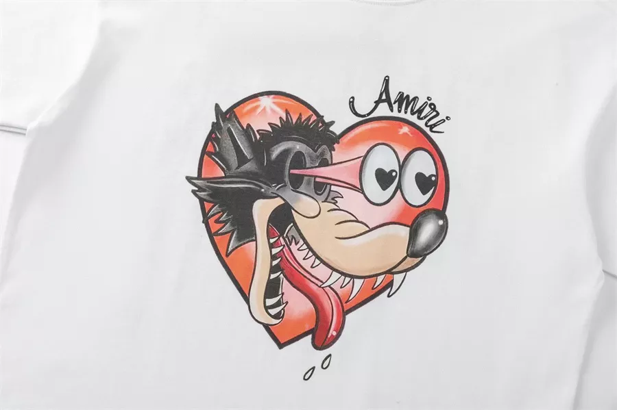 Amiri T-Shirts Short Sleeved For Unisex Comfortable 4793