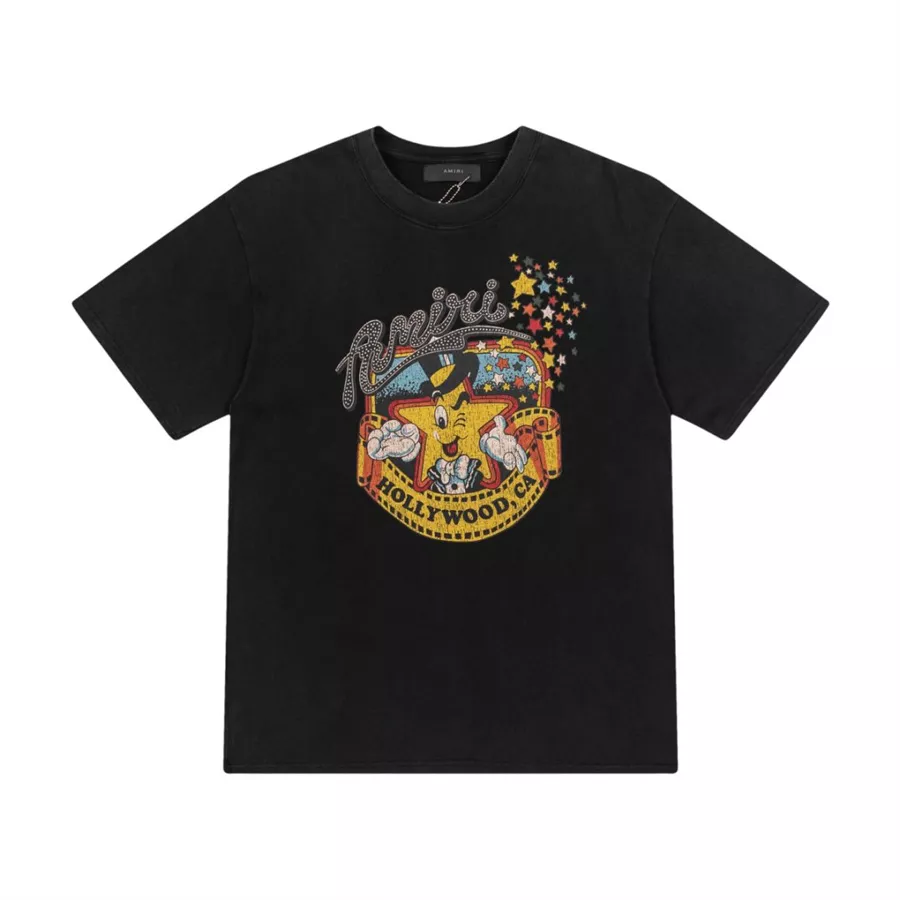 Amiri T-Shirts Short Sleeved For Unisex Comfortable 6774