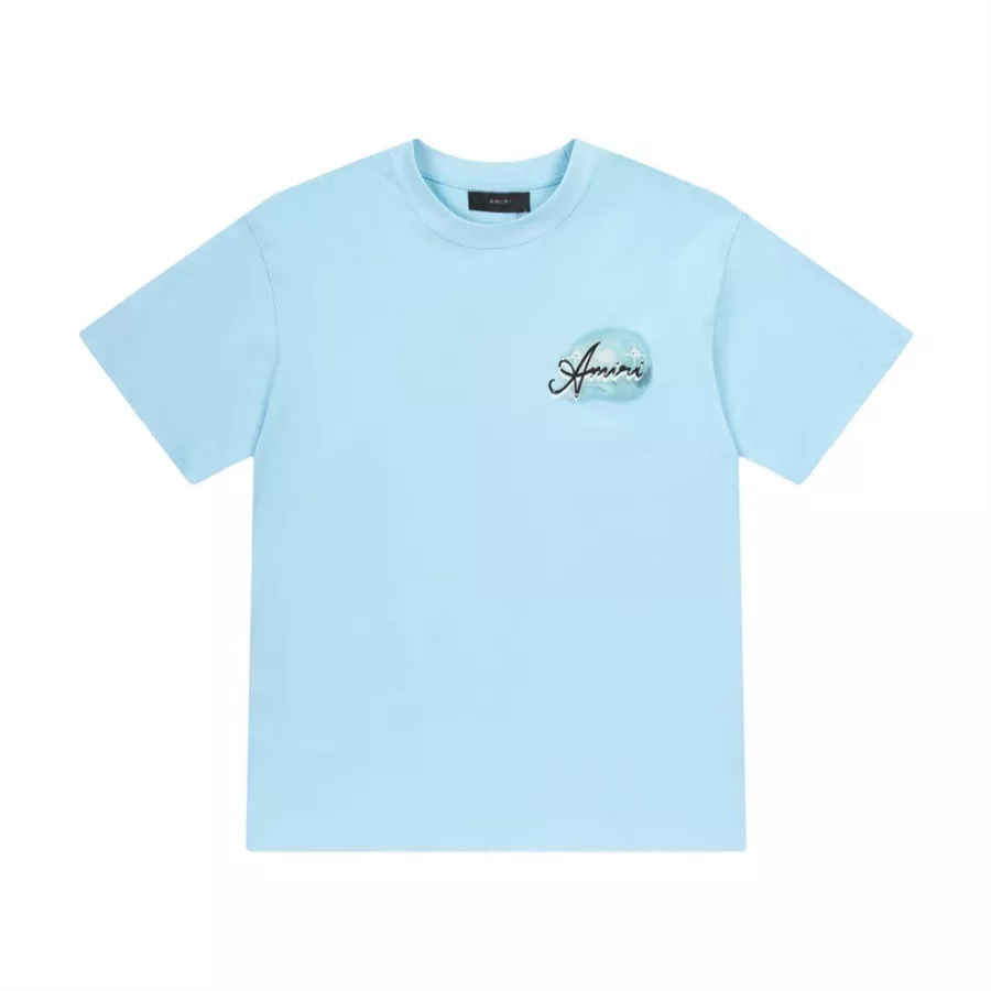 Amiri T-Shirts Short Sleeved For Unisex Durable 1091