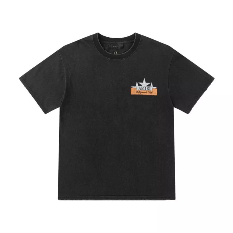 Amiri T-Shirts Short Sleeved For Unisex EyeCatching 8573