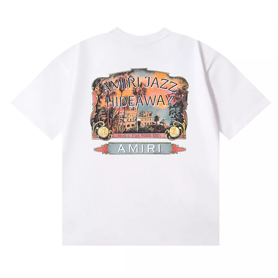 Amiri T-Shirts Short Sleeved For Unisex Fashionable 6850
