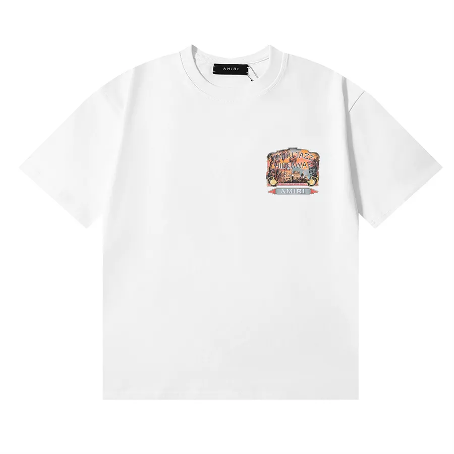 Amiri T-Shirts Short Sleeved For Unisex Fashionable 6850