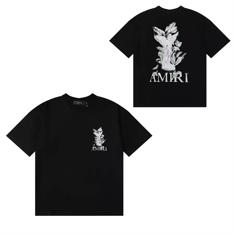 Amiri T-Shirts Short Sleeved For Unisex Functional 8399