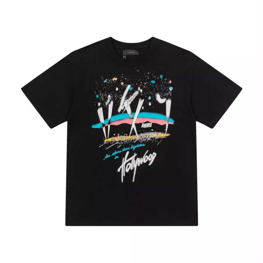 Amiri T-Shirts Short Sleeved For Unisex Modern 436