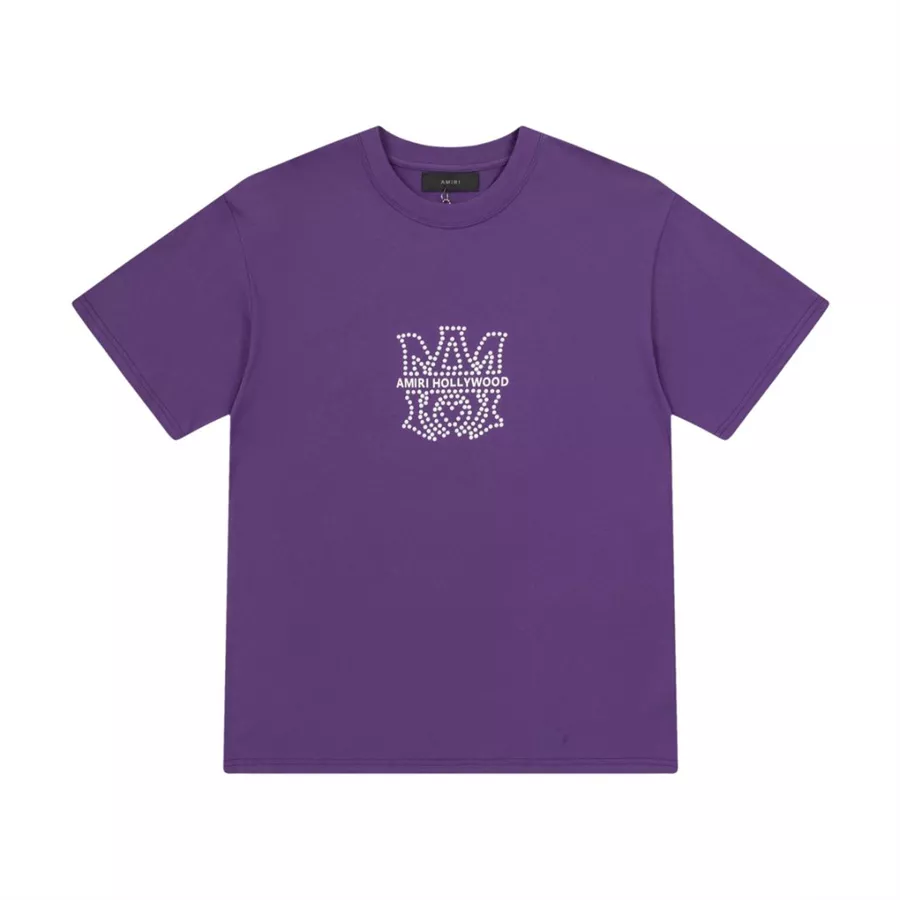 Amiri T-Shirts Short Sleeved For Unisex Popular 577