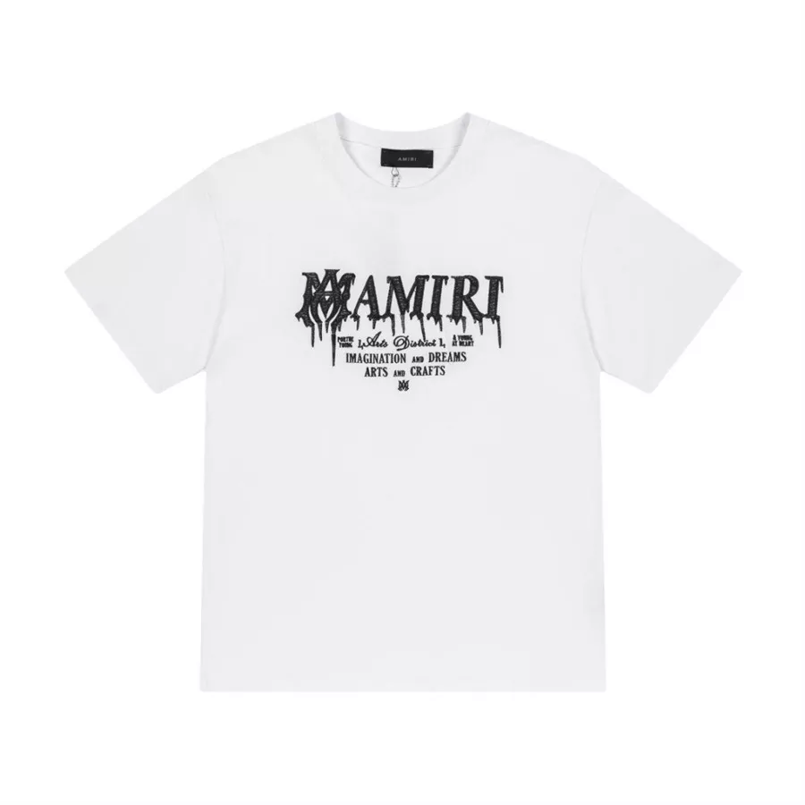 Amiri T-Shirts Short Sleeved For Unisex Soft 4410