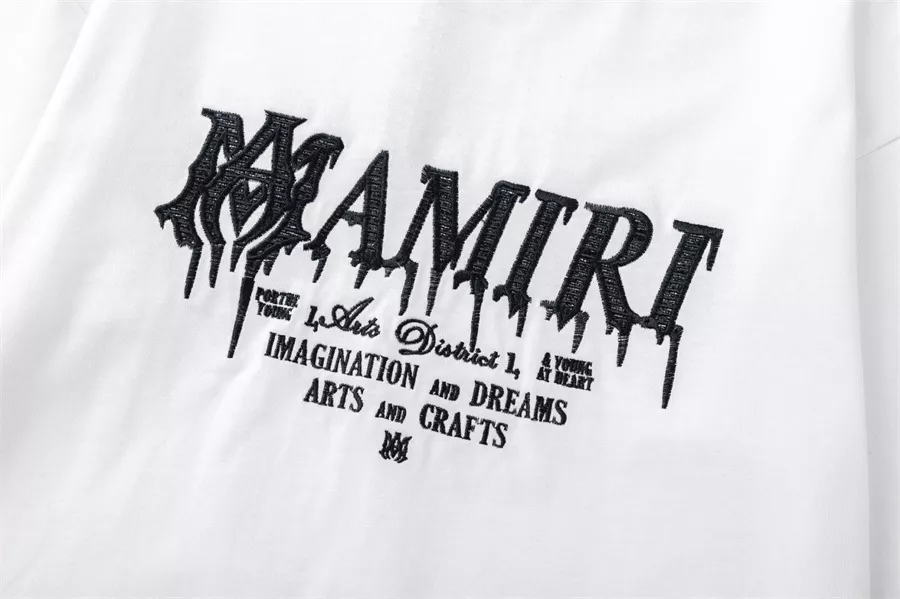 Amiri T-Shirts Short Sleeved For Unisex Soft 4410