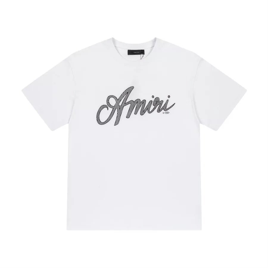 Amiri T-Shirts Short Sleeved For Unisex Soft 9131