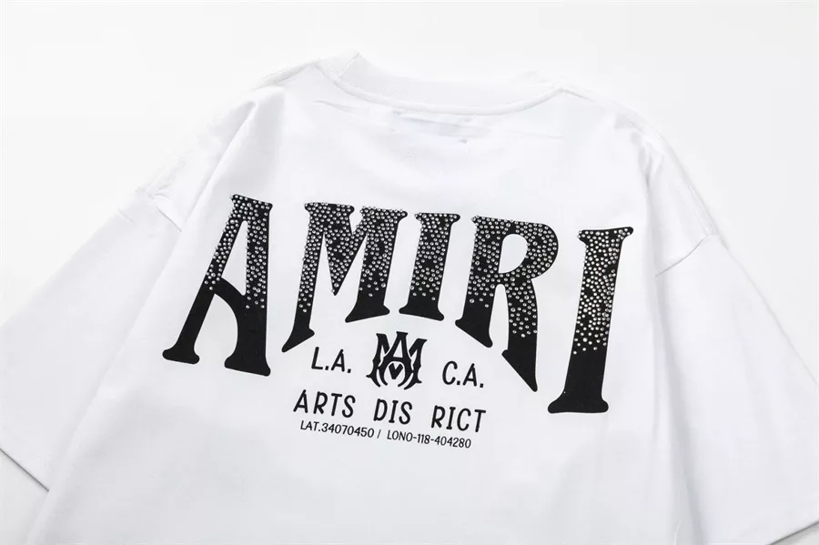 Amiri T-Shirts Short Sleeved For Unisex SportInspired 2316