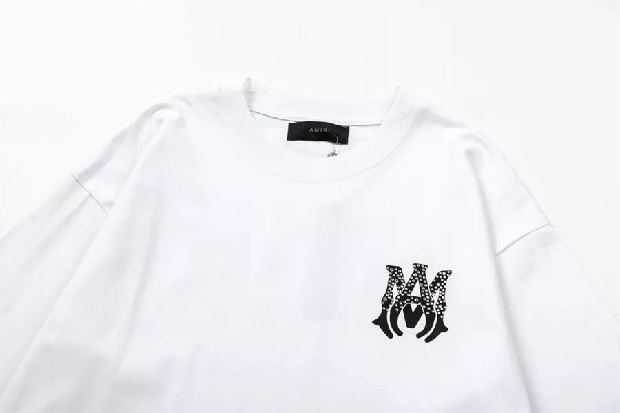 Amiri T-Shirts Short Sleeved For Unisex SportInspired 2316