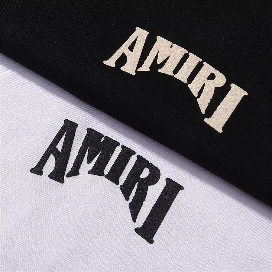 Amiri T-Shirts Short Sleeved For Unisex Stylish 1550