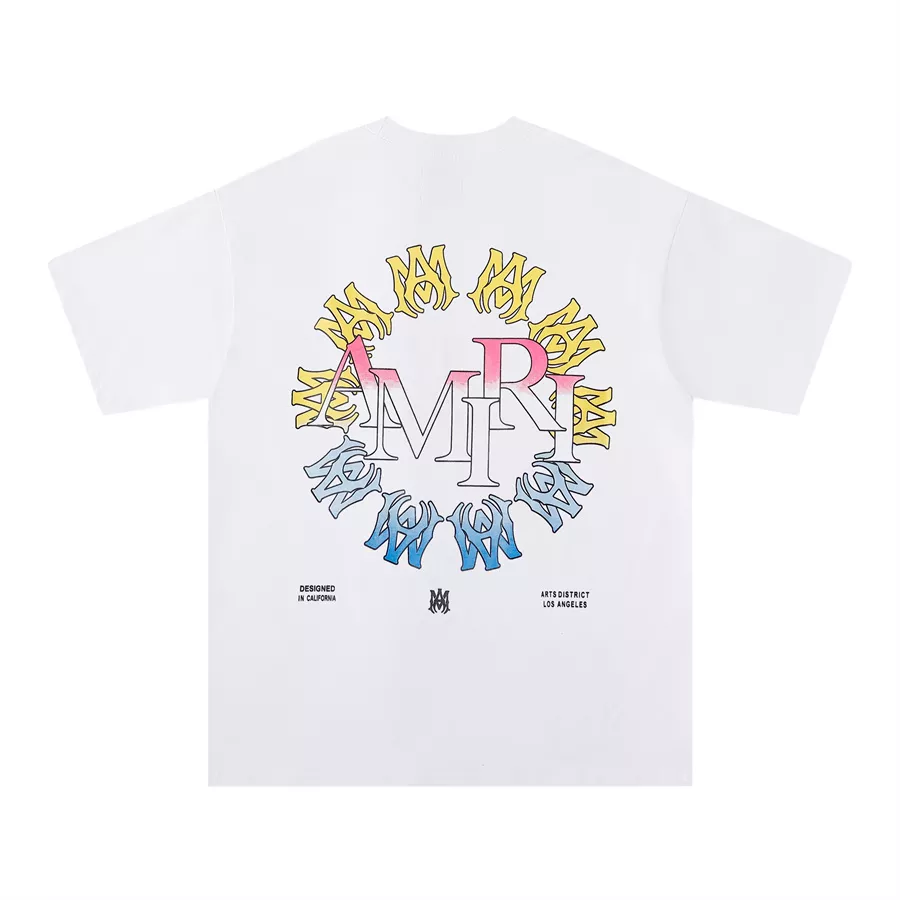 Amiri T-Shirts Short Sleeved For Unisex Stylish 3857