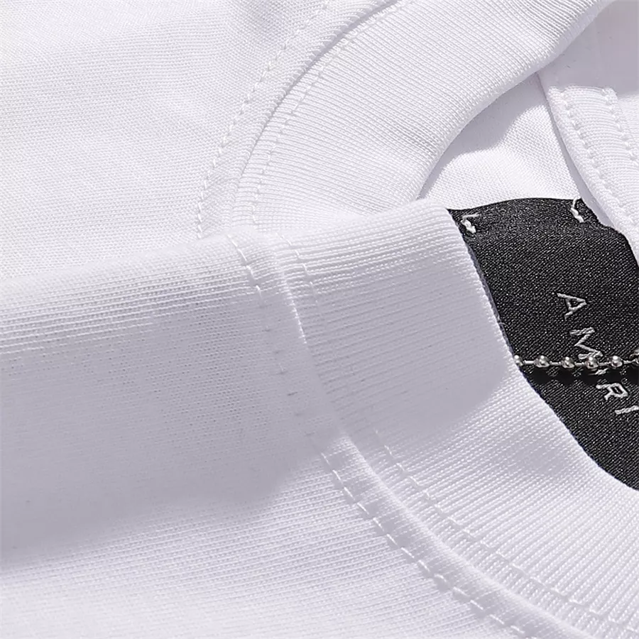 Amiri T-Shirts Short Sleeved For Unisex Stylish 3857