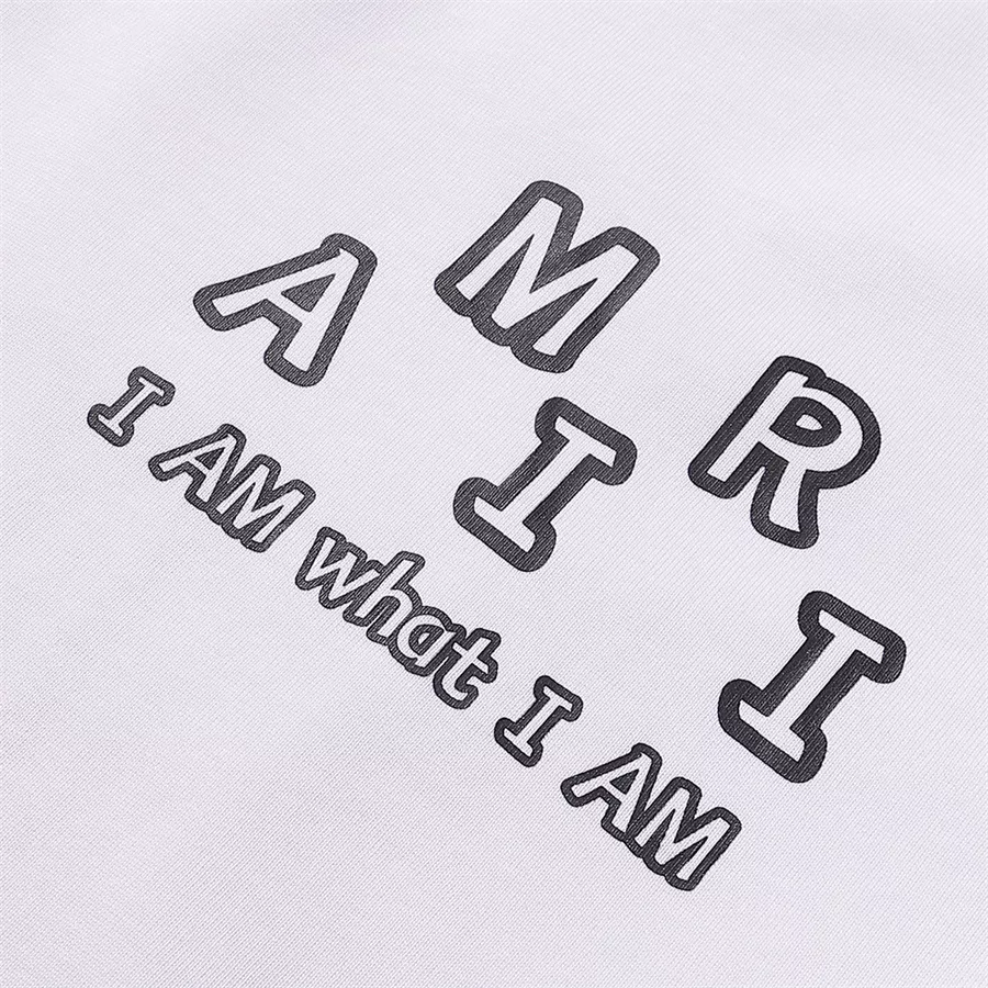 Amiri T-Shirts Short Sleeved For Unisex Timeless 3483
