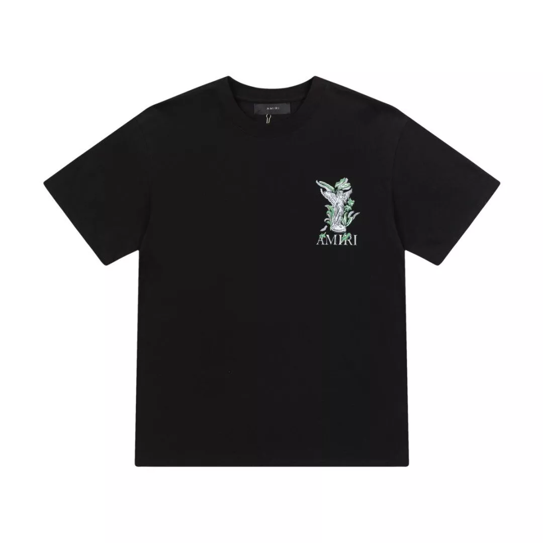 Amiri T-Shirts Short Sleeved For Unisex Trendy 7424
