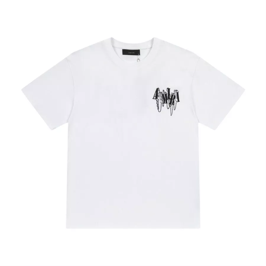 Amiri T-Shirts Short Sleeved For Unisex UrbanStyle 3951
