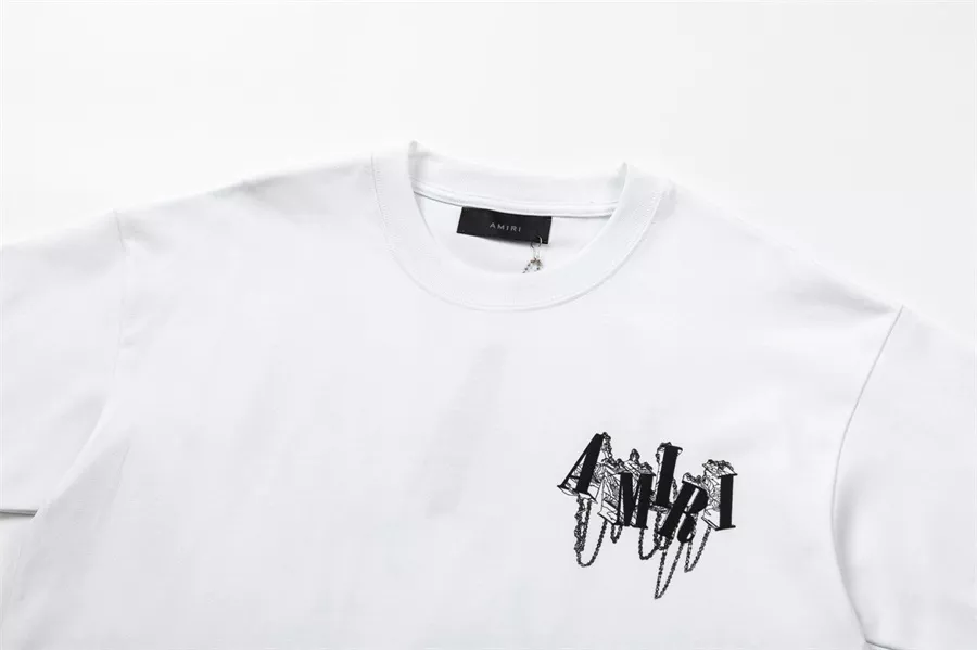 Amiri T-Shirts Short Sleeved For Unisex UrbanStyle 3951