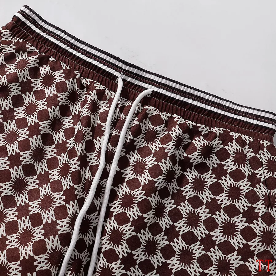 Amiri Tracksuits Short Sleeved For Men Comfortable 4092