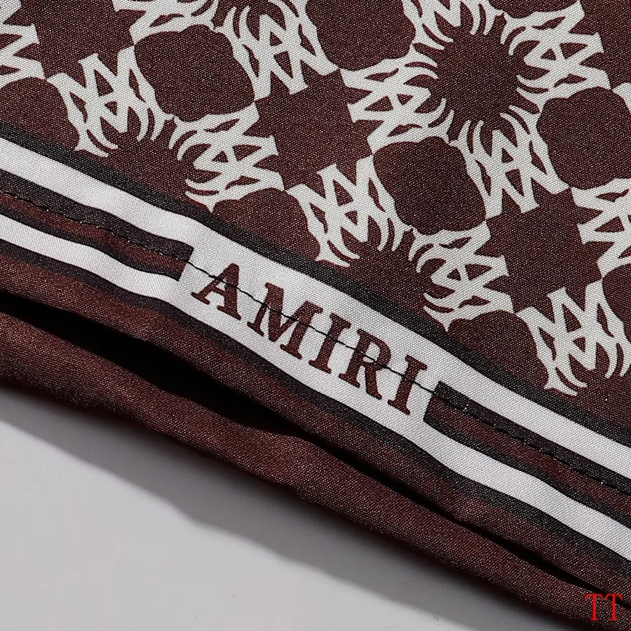 Amiri Tracksuits Short Sleeved For Men Comfortable 4092