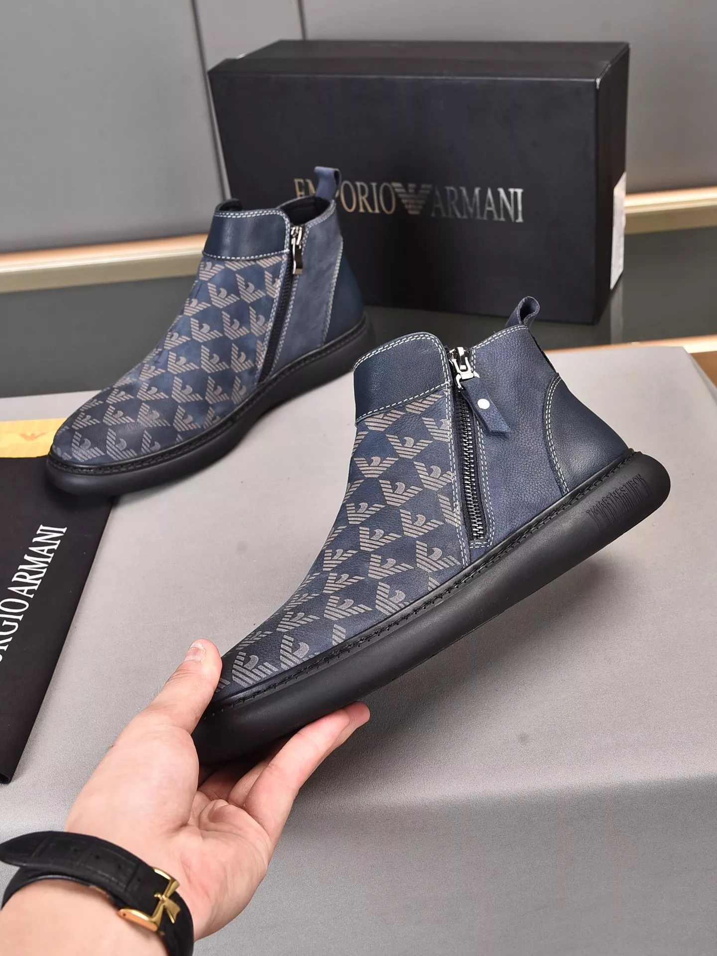 Armani Boots For Men EyeCatching 2305