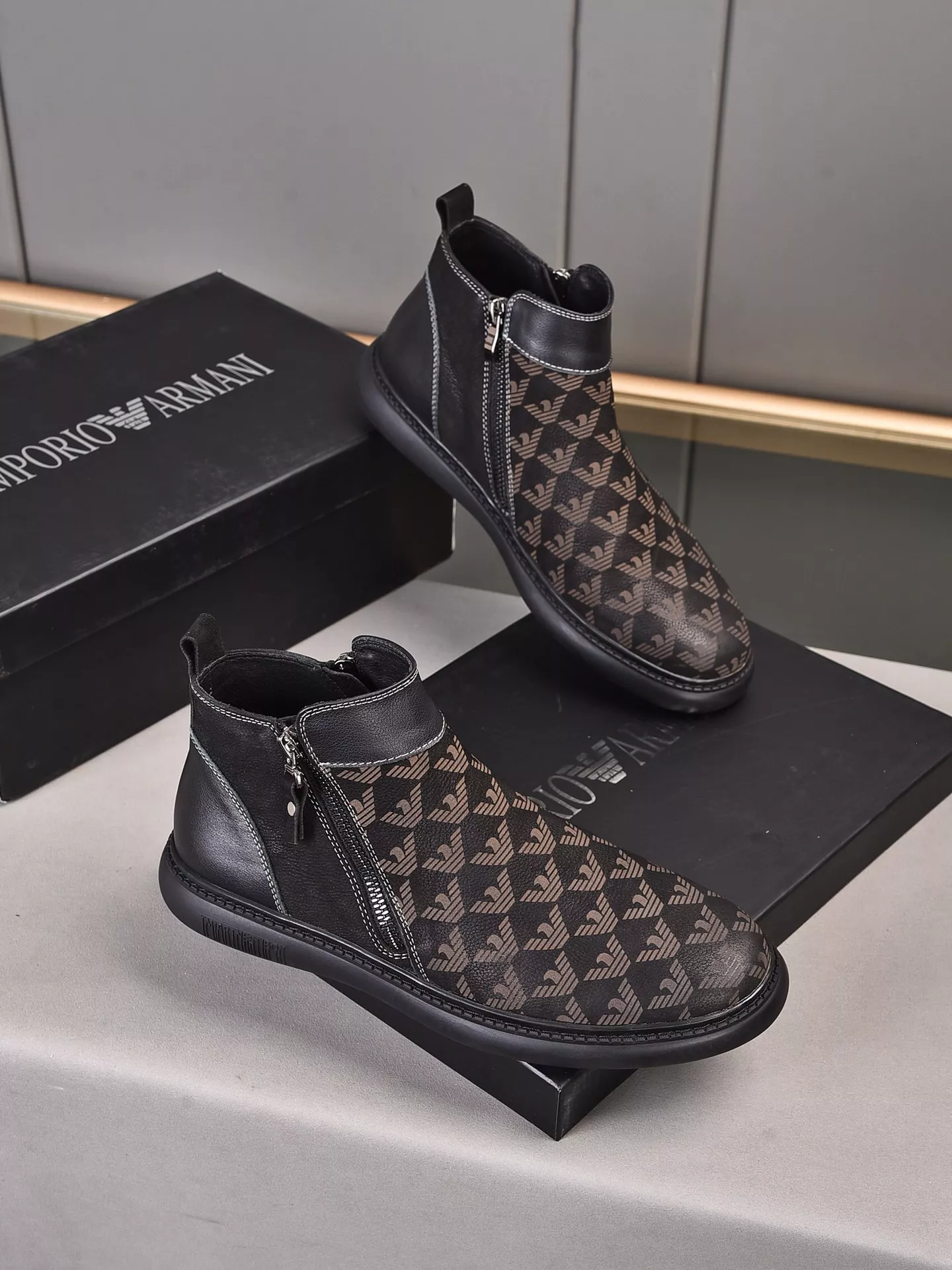 Armani Boots For Men Soft 7108
