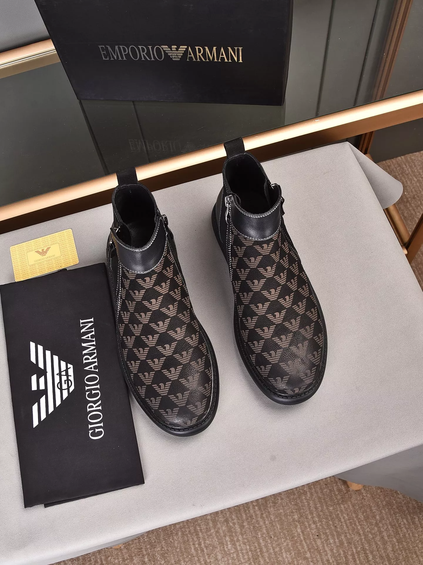 Armani Boots For Men Soft 7108