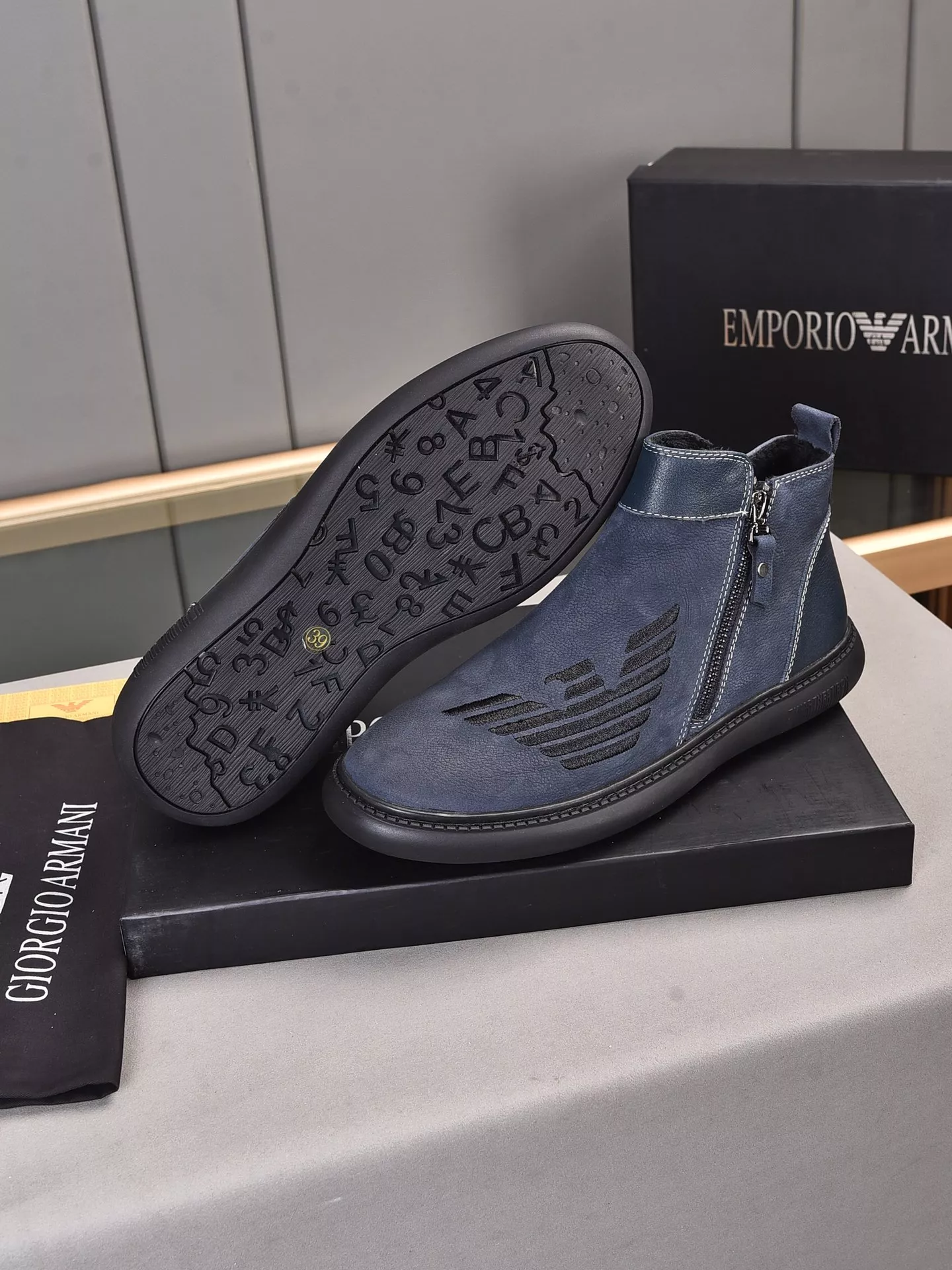 Armani Boots For Men Trendy 3177