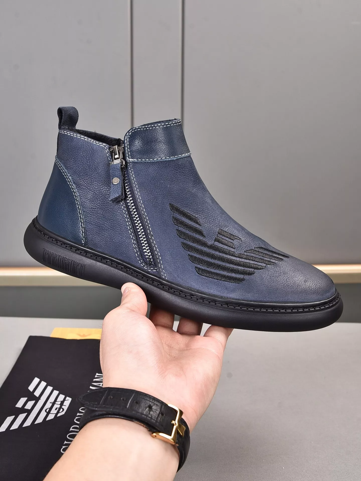 Armani Boots For Men Trendy 3177