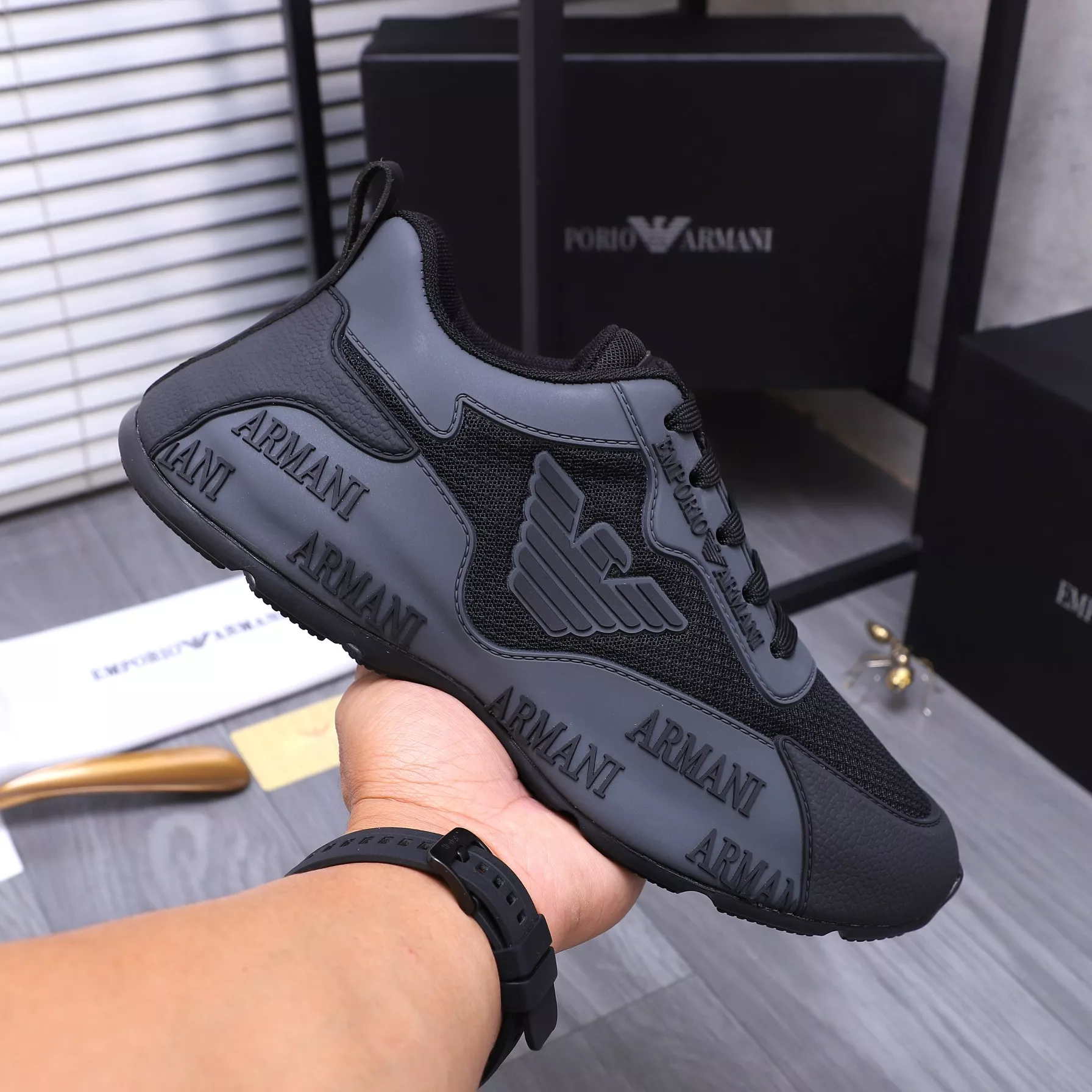 Armani Casual Shoes For Men Affordable 342