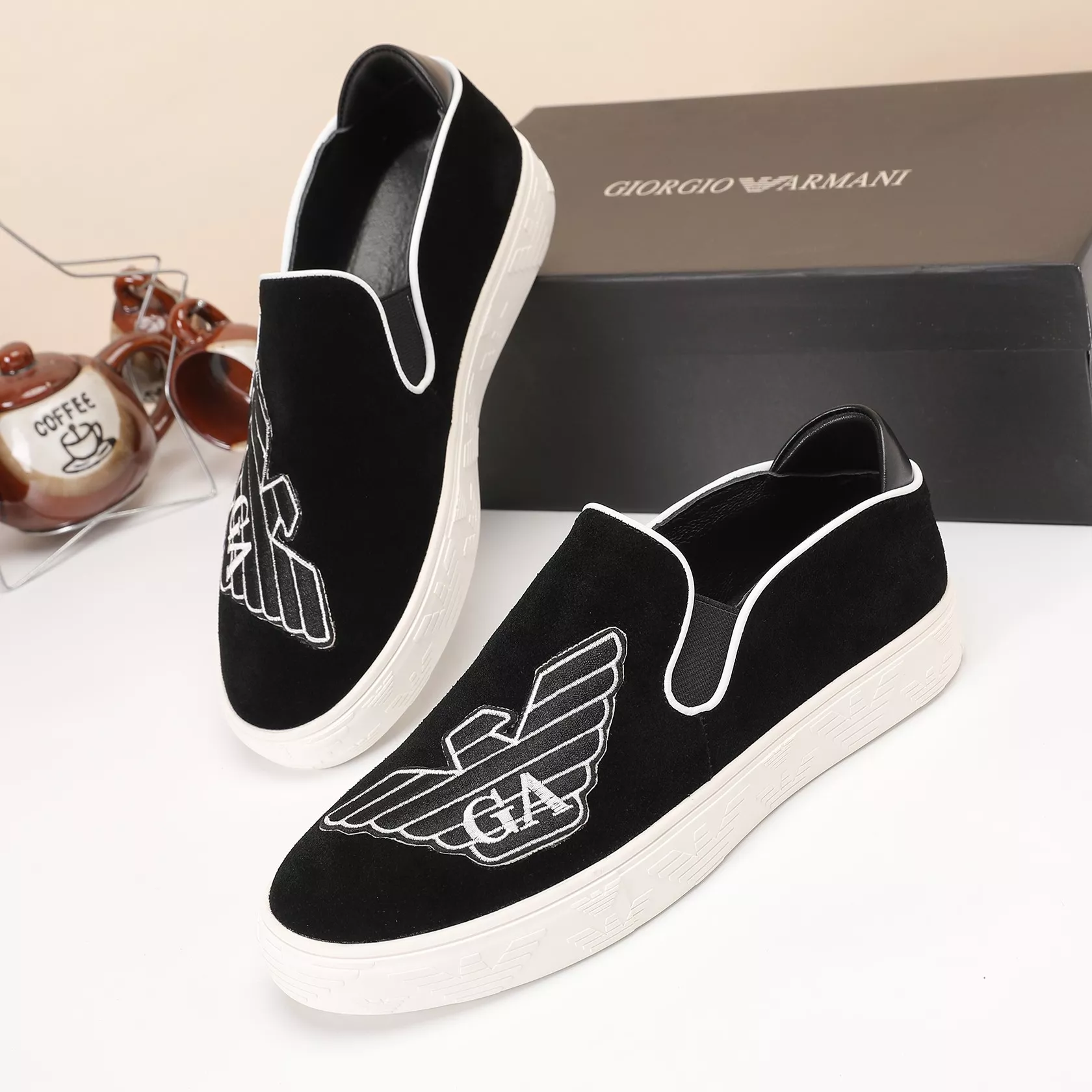 Armani Casual Shoes For Men Affordable 4618