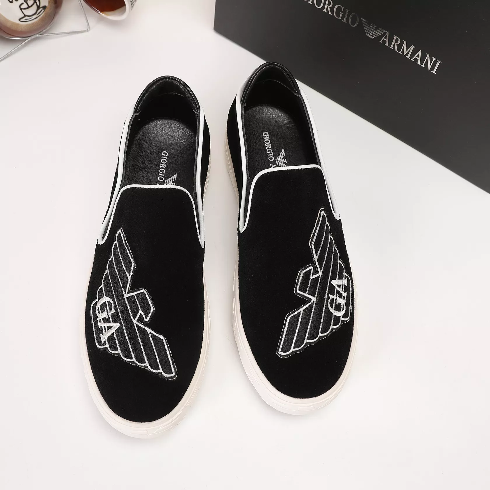 Armani Casual Shoes For Men Affordable 4618
