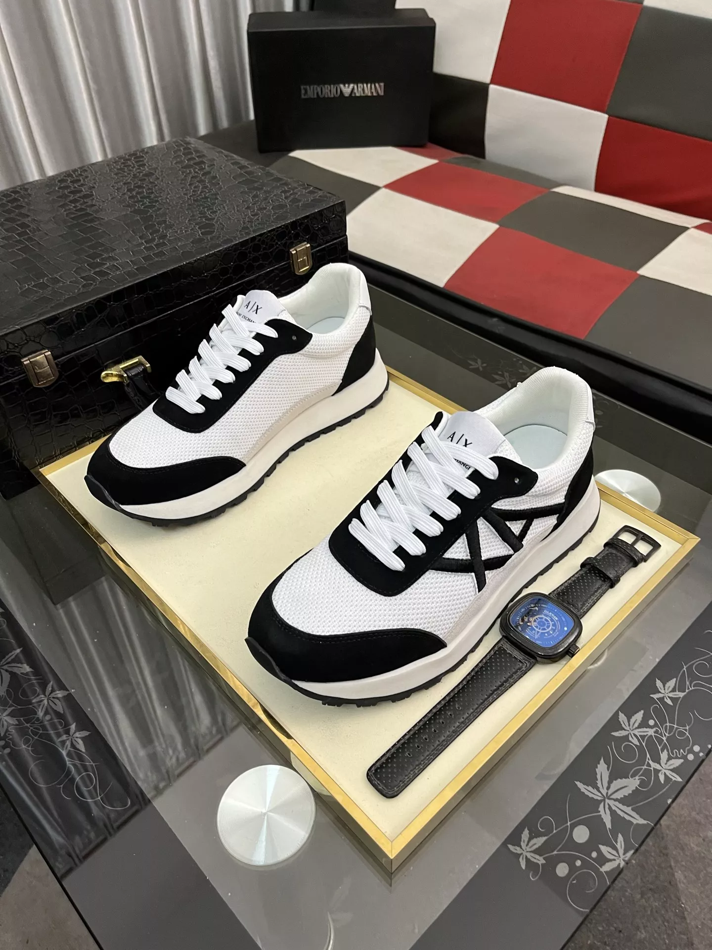 Armani Casual Shoes For Men Affordable 8411