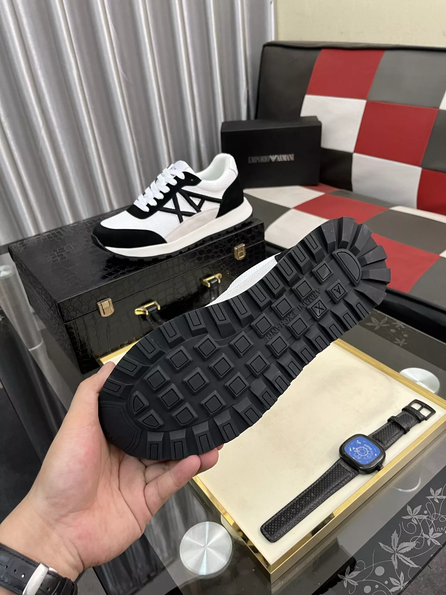 Armani Casual Shoes For Men Affordable 8411