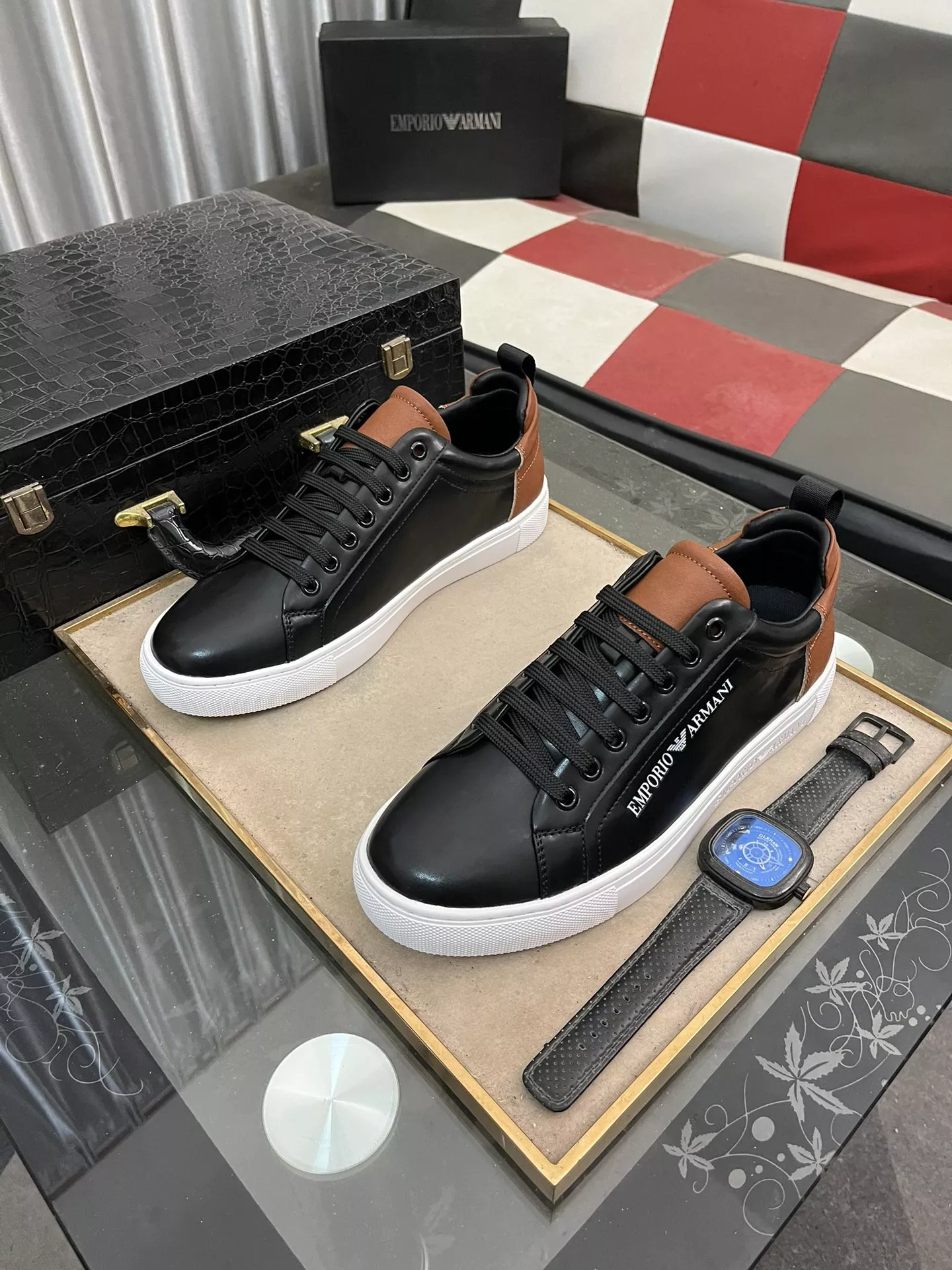 Armani Casual Shoes For Men Breathable 8464