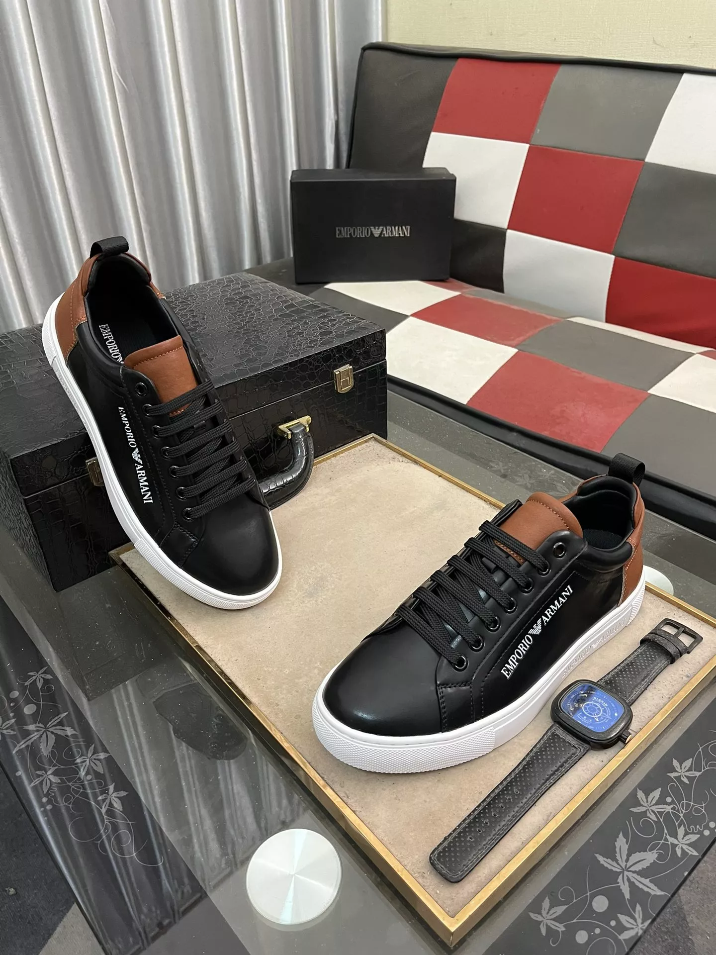 Armani Casual Shoes For Men Breathable 8464