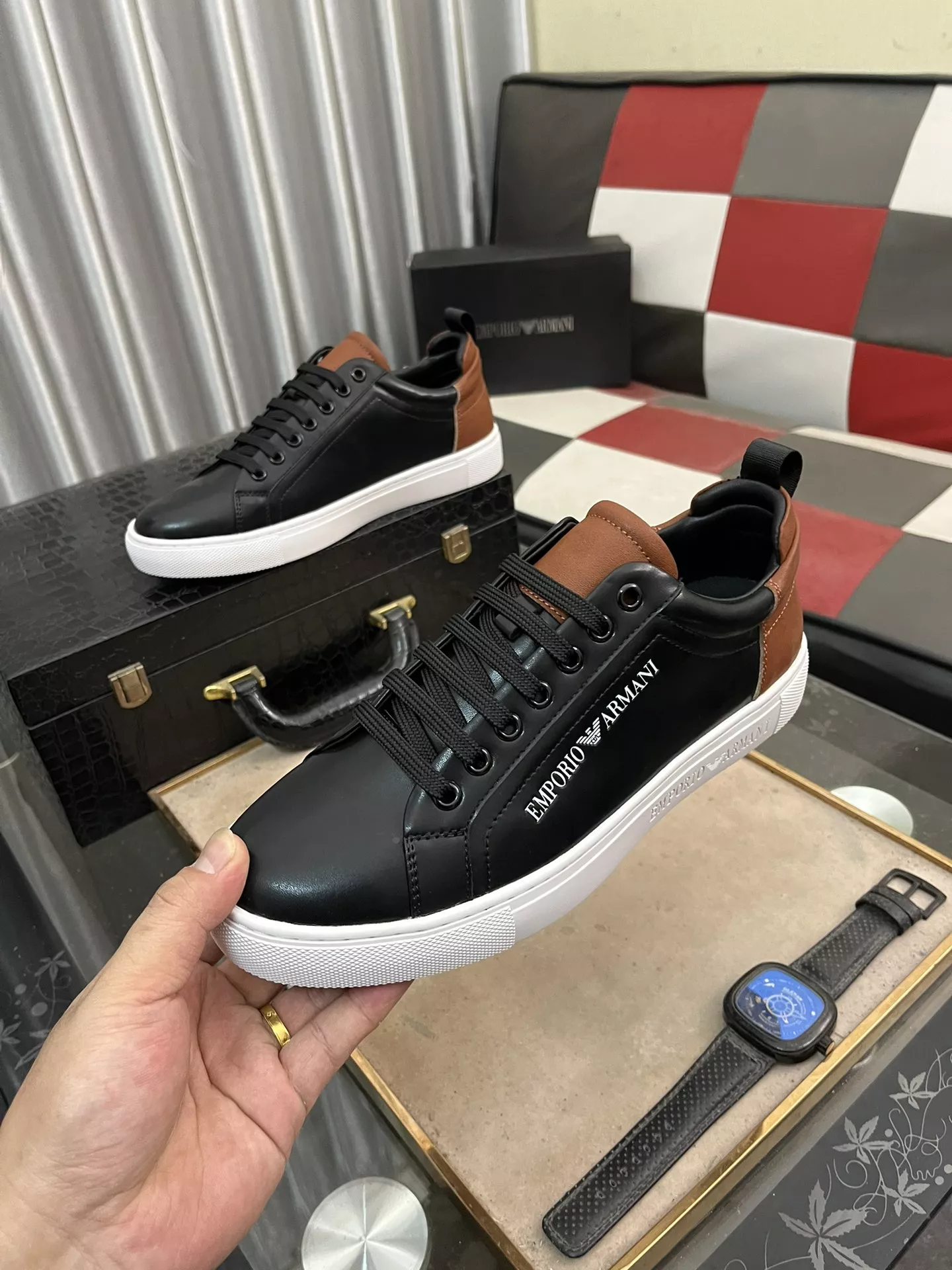 Armani Casual Shoes For Men Breathable 8464